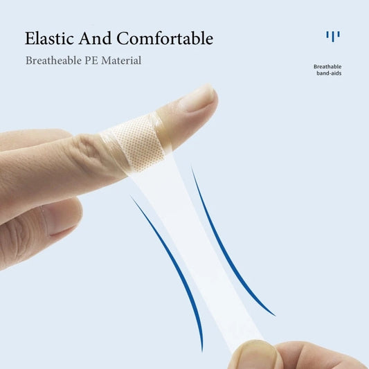 100pcs/pack Transparent Adhesive Wound Plaster Waterproof Medical