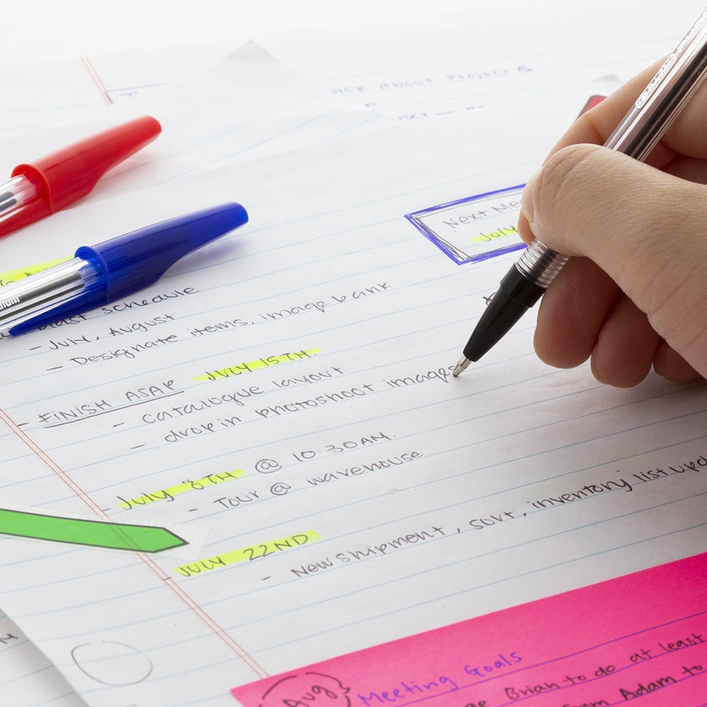 Pure Black Pen (12/Pack)