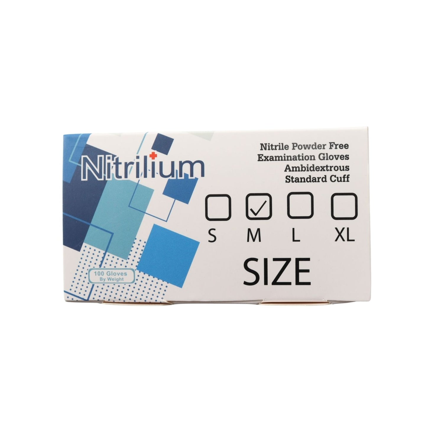 Nitrile Gloves -10 Boxes (1000 pcs-100% Nitrile Patient Examination Gloves/ FDA 510(K), 4Mil - Nitrilium)