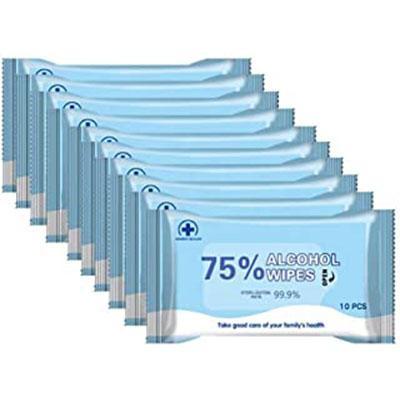 Alcohol Wipes 10 packs, 100 pcs